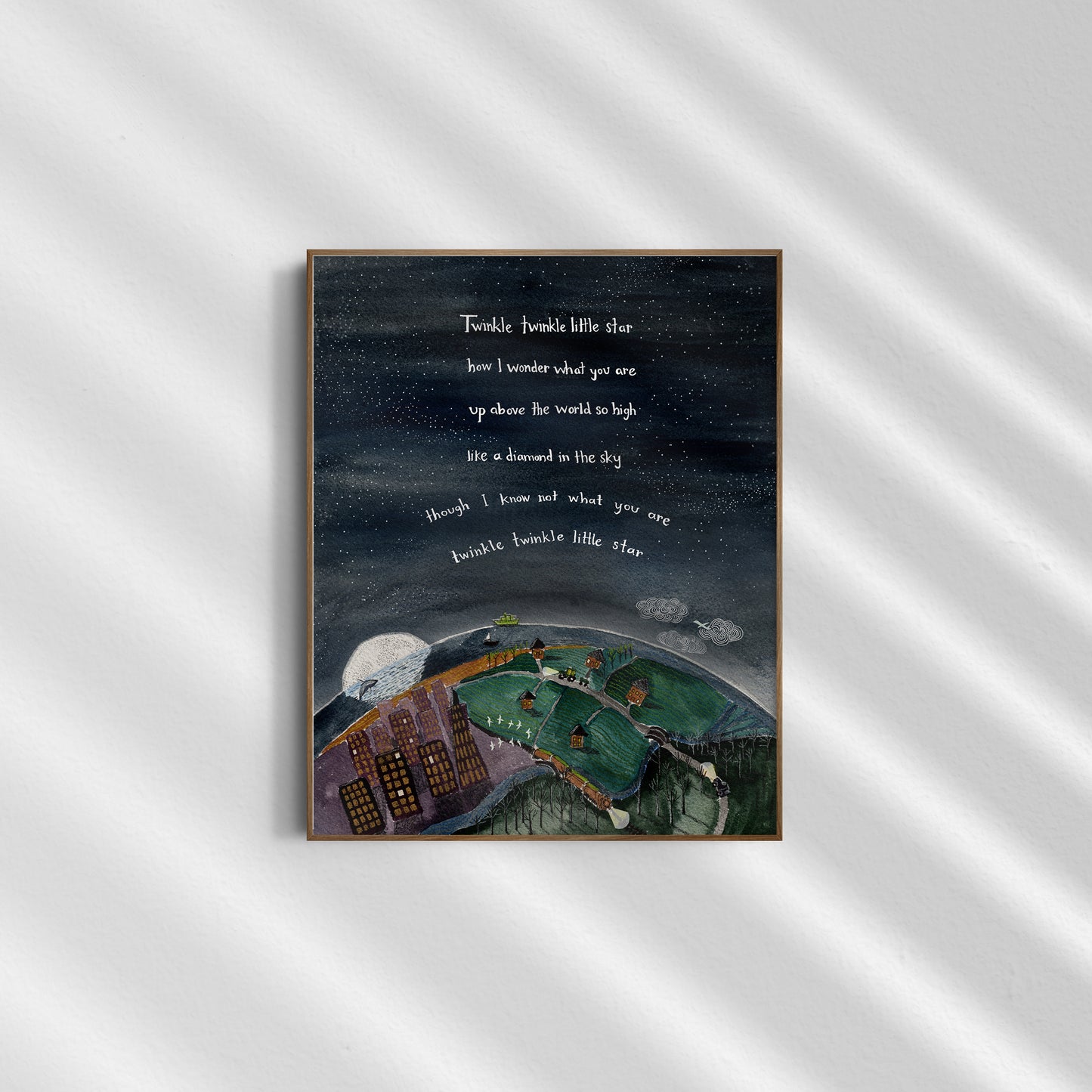 Twinkle Twinkle Little Star Nursery Wall Art