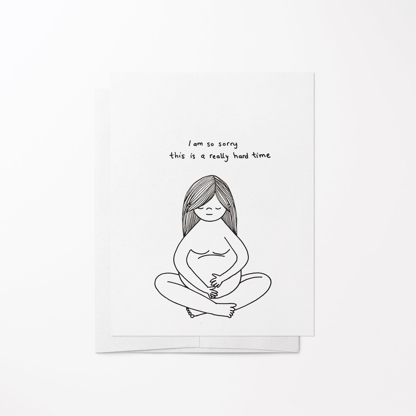 Crossed Legs Card Sow & Tarry Studio
