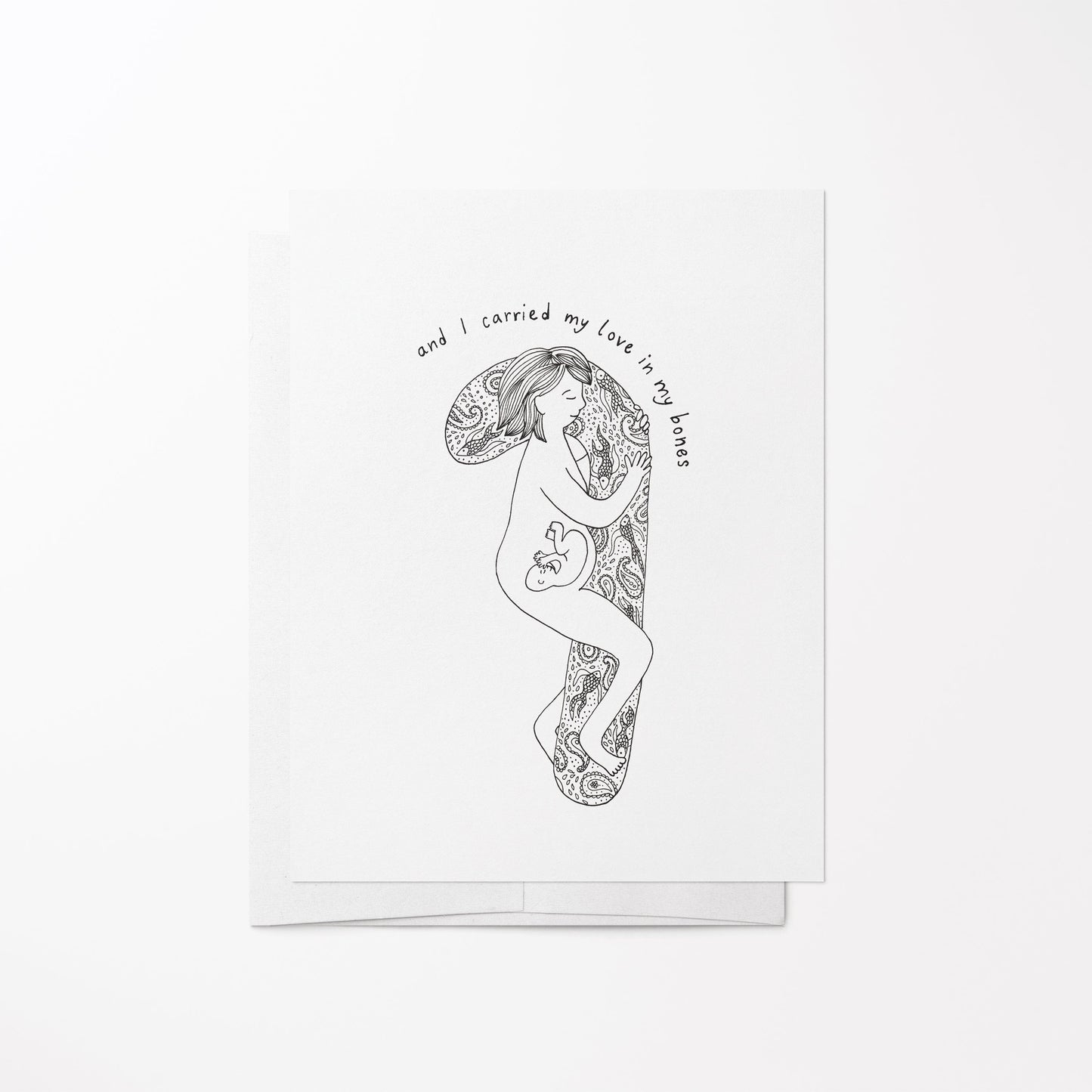 Pregnancy Pillow Card Sow & Tarry Studio