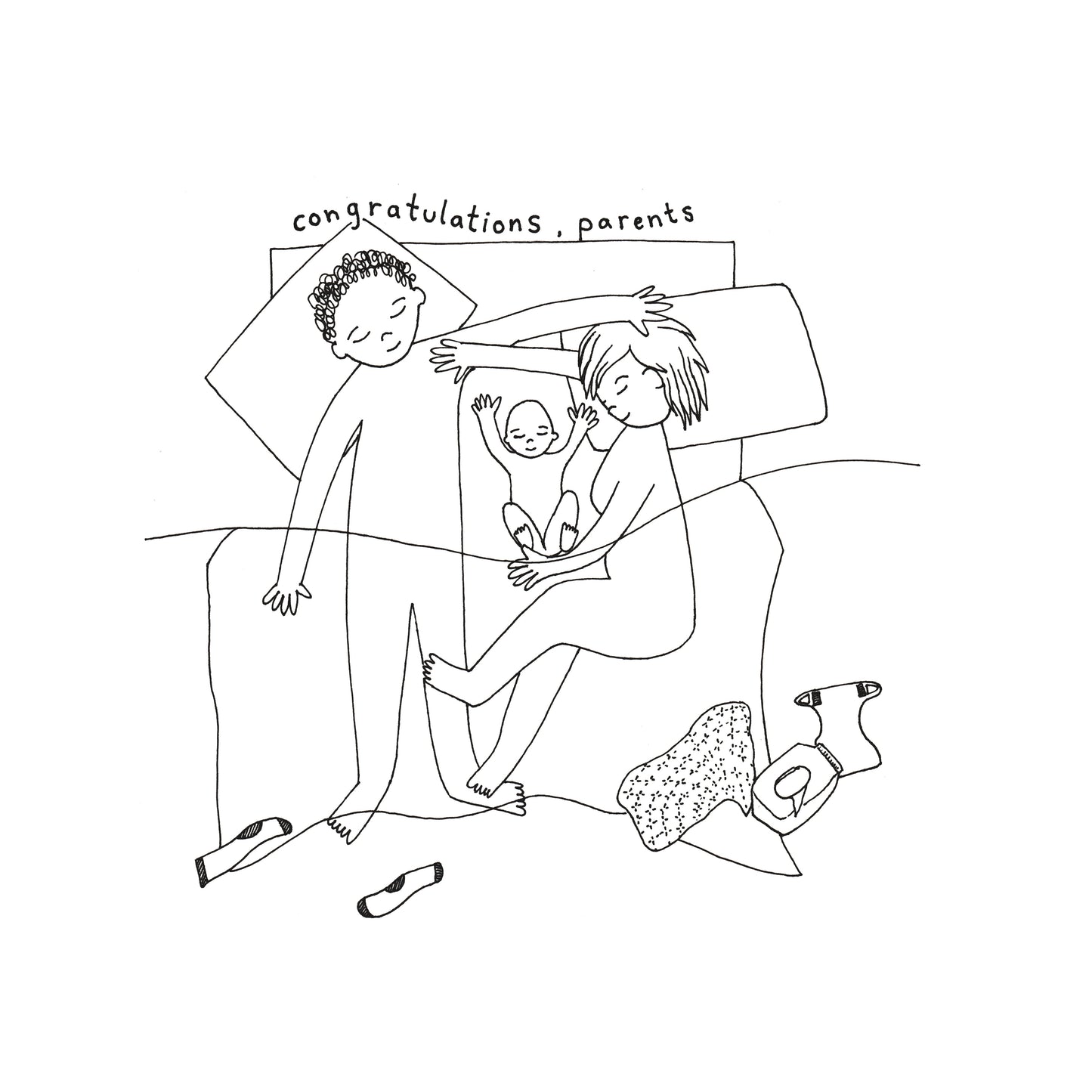 Co Sleeping Card Sow & Tarry Studio