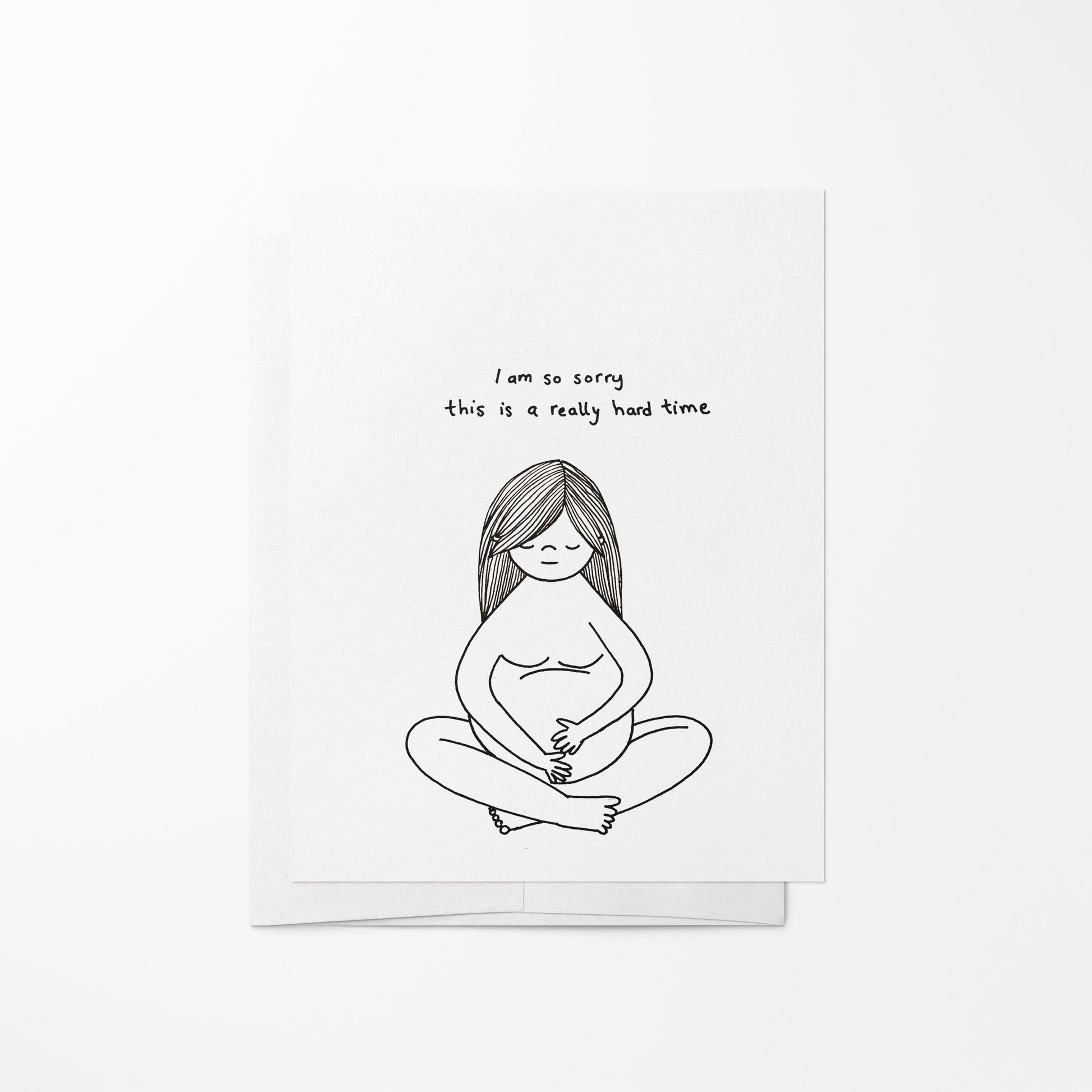 Crossed Legs Card Sow & Tarry Studio